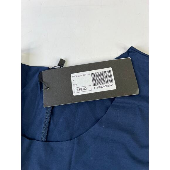 Designer RUTI Navy Nola Long Basic Tank Size 8 (Ruti Size 2) NWT - Picture 14 of 16